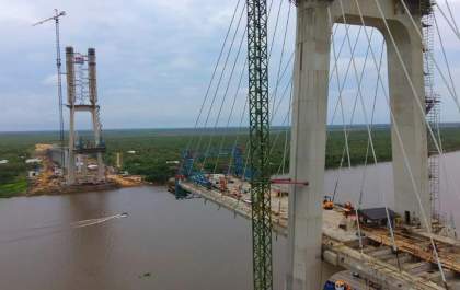 Ponte da Rota Bioceânica entra na reta final e reforça novo corredor logístico