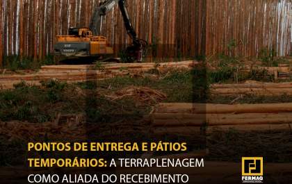 Pontos de entrega e pátios temporários: a terraplenagem como aliada do recebimento