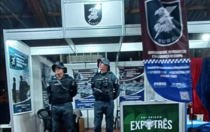 PM Rural fortalece segurança no Vale da Celulose e destaca atuação durante a 48ª Expotrês