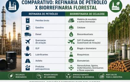 Biorrefinarias: como a indústria de celulose pode moldar a economia sustentável do século XXI