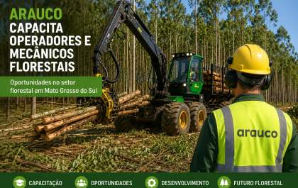 Arauco capacita operadores e mecânicos para setor florestal em MS