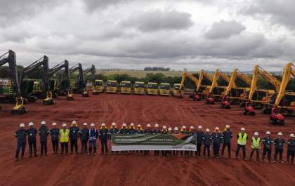 Arauco recebe primeiras máquinas para suas operações florestais em Mato Grosso do Sul