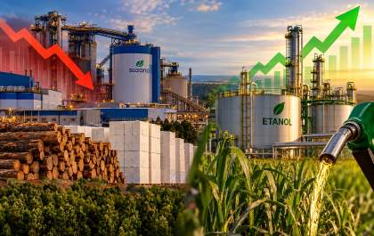 Preços da celulose caem 1,41% enquanto biocombustíveis sobem 4,88%